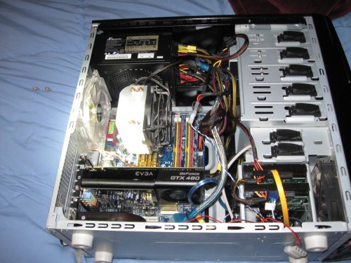 My Gaming / Folding computer with Q6600 / GTX 460 Installed