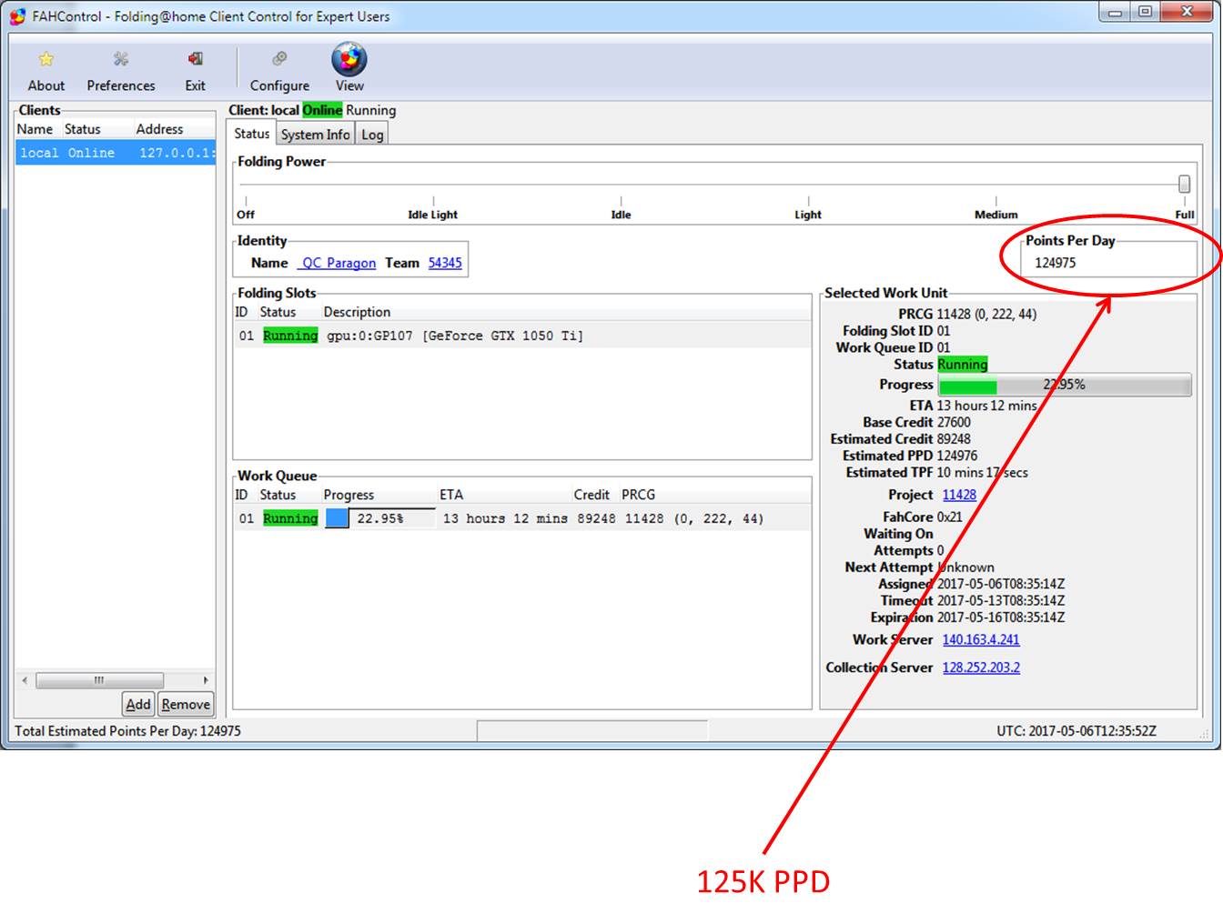 GTX 1050 V7 Throttled Performance