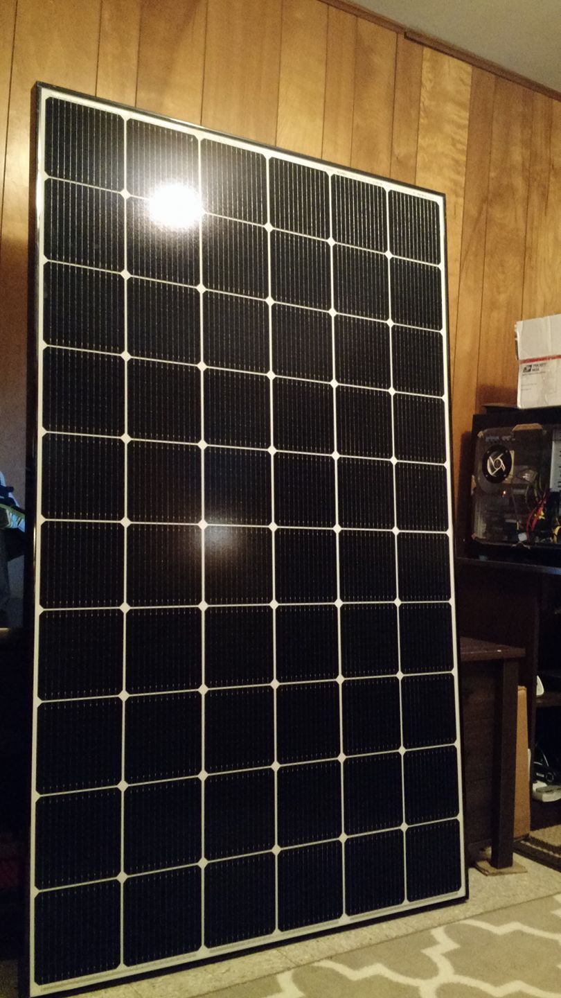 Solar Panel in Basement