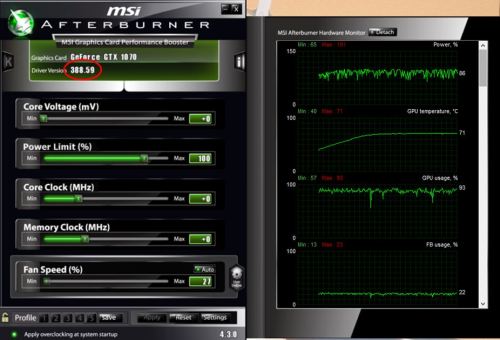 initial 1070 afterburner report